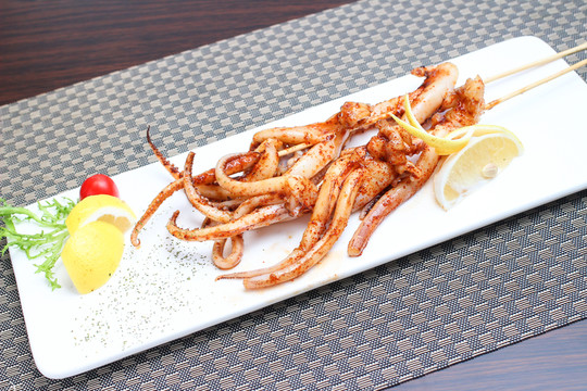 烤魷魚串