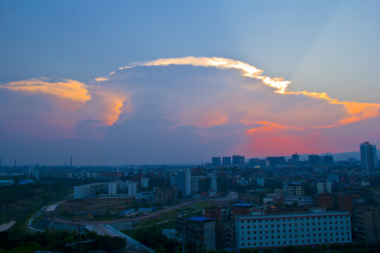 夕陽