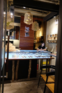 甜品店 櫥窗