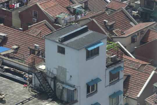 老上海 閣樓 老房子 屋頂