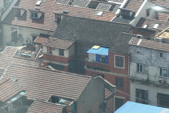 老上海 閣樓 老房子 屋頂