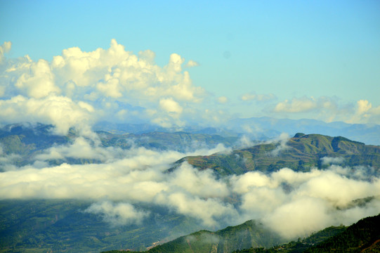 大山 云霧