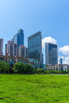 現(xiàn)代建筑群