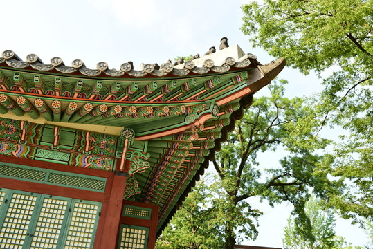 韓國(guó)首爾古建飛檐