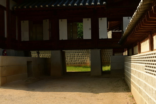 首爾景福宮 實(shí)木建筑