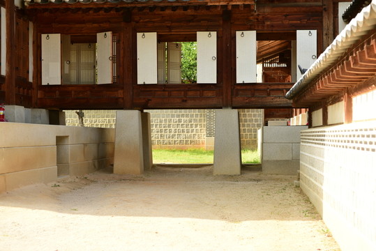 首爾景福宮 實(shí)木建筑