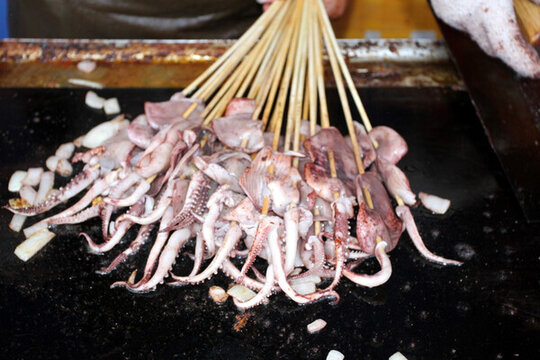 烤魷魚