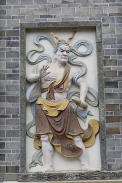 民族建筑 浮雕