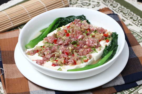 肉沫蒸豆腐
