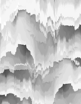 水墨山水 合層