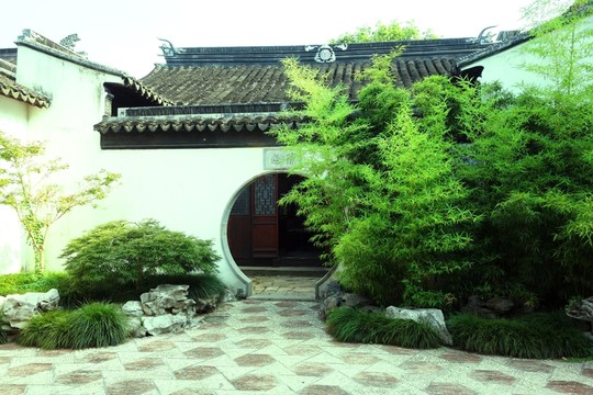 中式庭院 竹林小院
