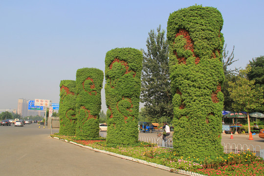 園藝 綠柱