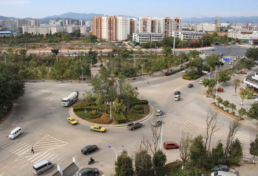 云南省普洱市魚水路環(huán)島