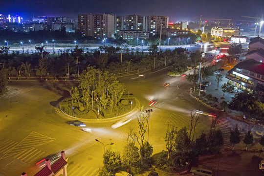 云南省普洱市魚(yú)水路環(huán)島