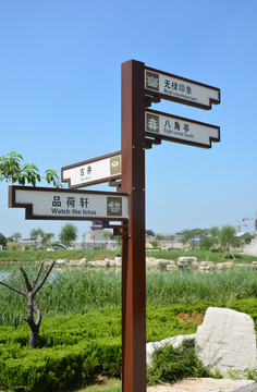 景區(qū)指示牌