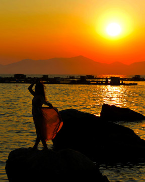 夕陽