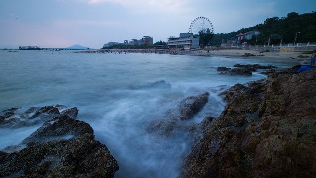 慢門 海景 沙扒