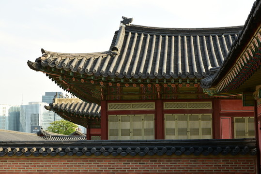 首爾景福宮古建 飛檐