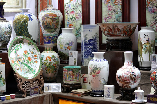 陶瓷 瓷器 工藝品 擺件 花瓶