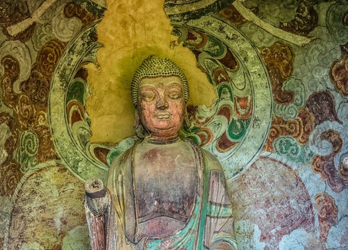 麥積山石窟佛像