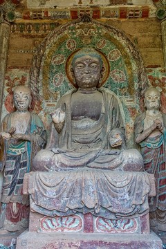 麥積山石窟佛像