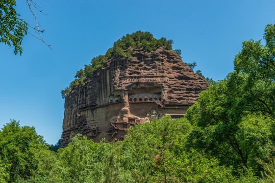 甘肅天水麥積山