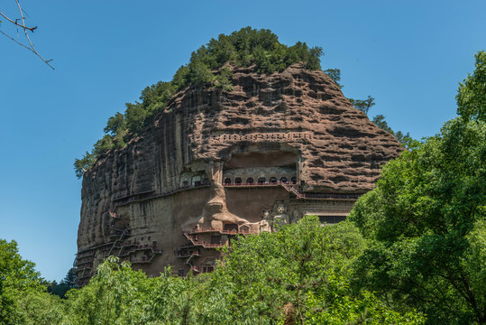 甘肅天水麥積山