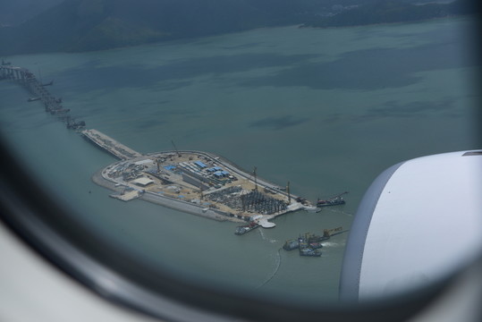 鳥瞰港珠澳大橋
