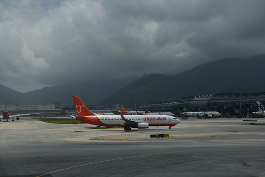 鳥瞰香港機場