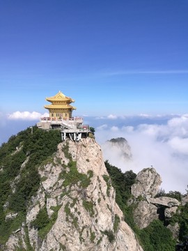 河南 老君山 洛陽(yáng) 老子 霧天