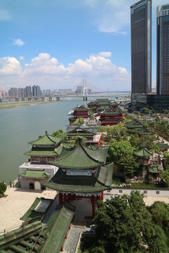 江西南昌市區(qū) 贛江美景