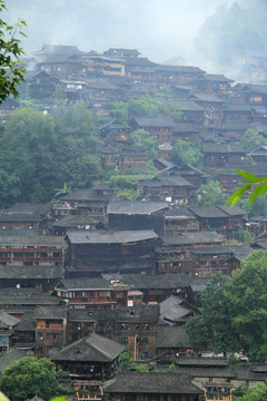 苗寨民居小景