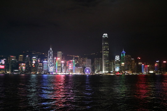 香港維多利亞港夜景