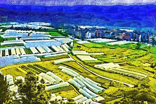 風(fēng)景 油畫