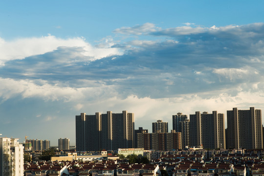 城市上空云海