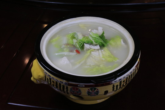 白菜豆腐湯
