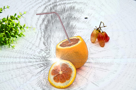 鮮榨果汁海報 未分層