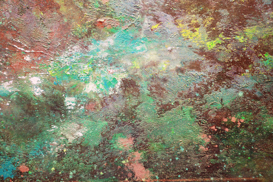 抽象油畫
