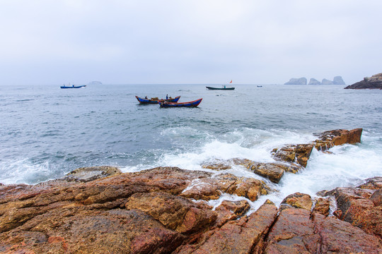 海上漁船漁業(yè)捕撈