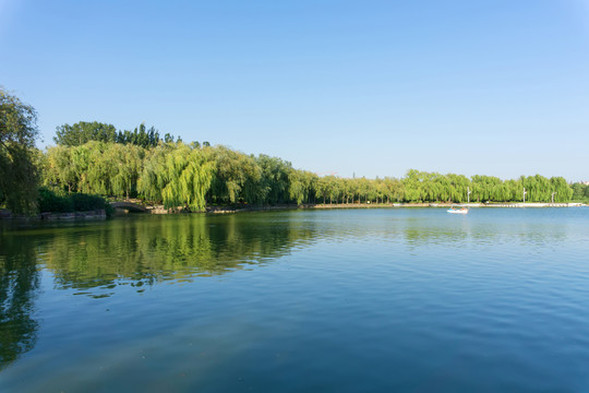公園湖泊
