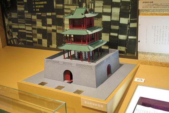 惠遠(yuǎn)古城鐘樓模型