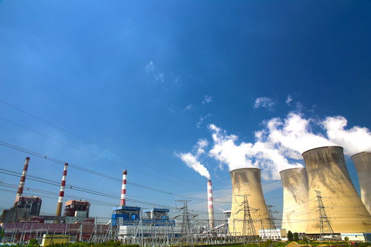 發(fā)電廠外景 高分辨大圖
