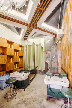 美發(fā)店洗頭廳