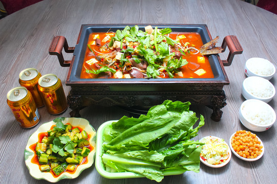 烤魚大合照
