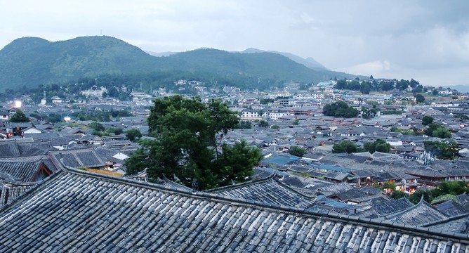 麗江古城暮色