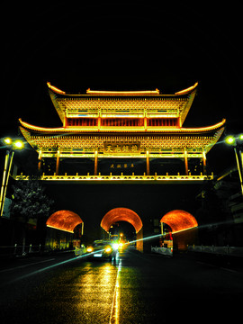 建甌鼓樓夜景