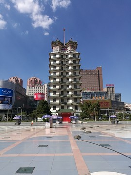 鄭州 二七廣場 地標 二七塔