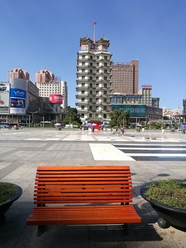 鄭州 二七廣場(chǎng) 地標(biāo) 二七塔