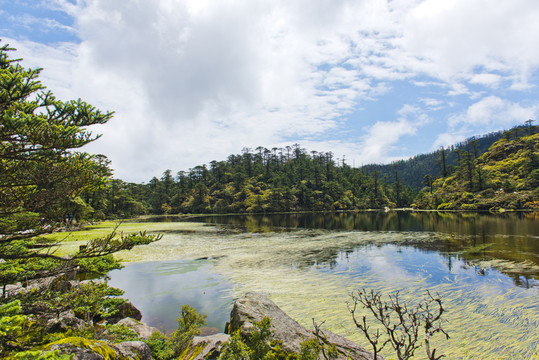 螺髻山天然湖泊