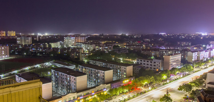 江西省鷹潭市鳥瞰圖